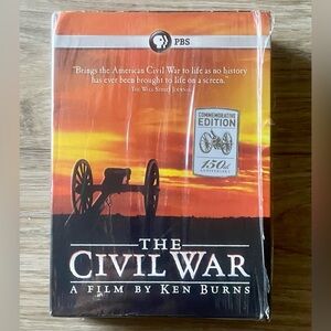 The Civil War-A Film by Ken Burns Commemorative Edition 150TH Anniversary 6 DVDS